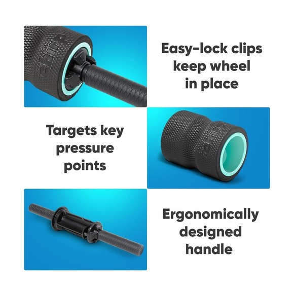 Chirp 3-in-1 Muscle Roller, Customizable Muscle Recovery Massager - Picture 7 of 10